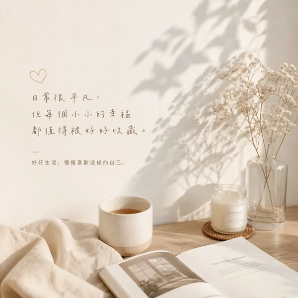 療癒生活 Instagram 社群圖 · 示範圖