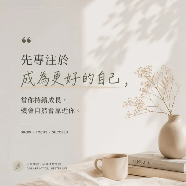 IG 文青語錄分享卡片 · 示範圖