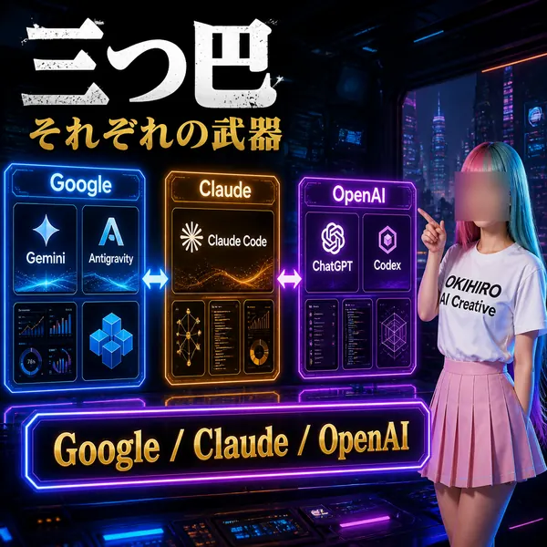 Cyberpunk 風 AI 工具比較海報 · 示範圖